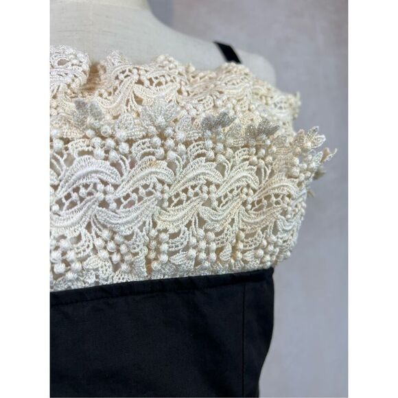 Vintage Late 1940s Black Dress Stunning Art Deco - Picture 13 of 13